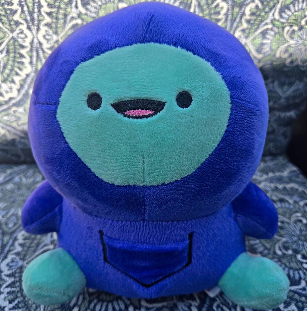 9" Crowdmade Ginger Pale Purple Green Plush Stuffed Doll Toy YouTube Animator